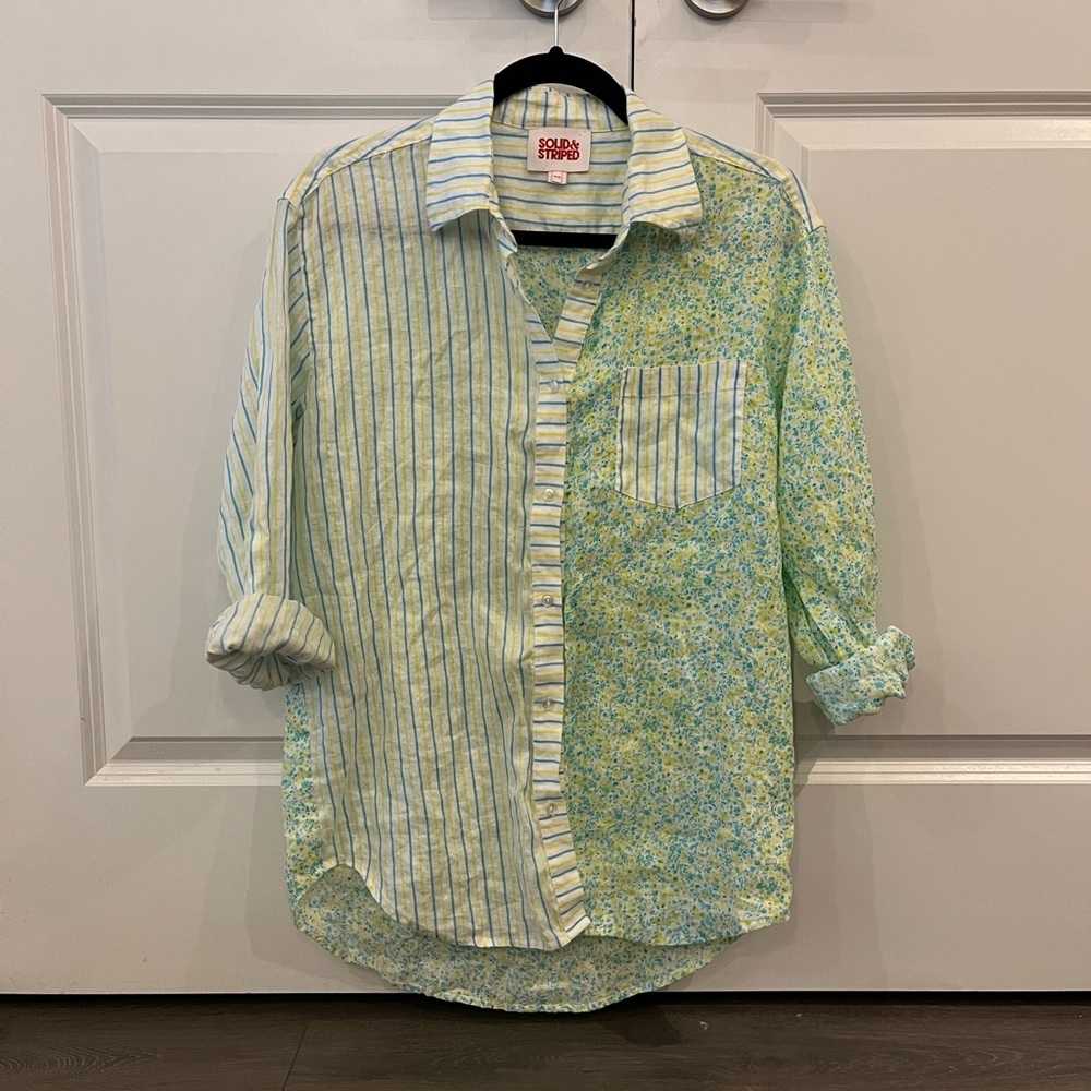 Solid & Striped Oxford Tunic - Picture 3 of 15